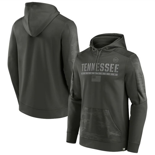 Men's Tennessee Vols Olive OHT Military Appreciation Guardian Pullover Hoodie